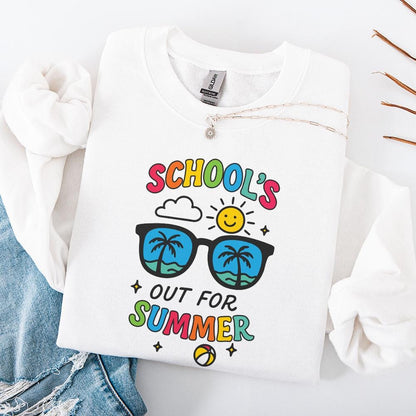 School's Out For Summer PNG, Teacher Sublimation - 300 DPI Design for