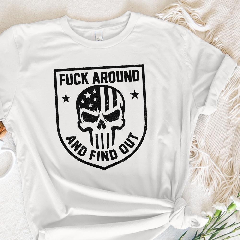 FAAFO Flag png, Punisher Skull png - 300 DPI Design for T-Shirt