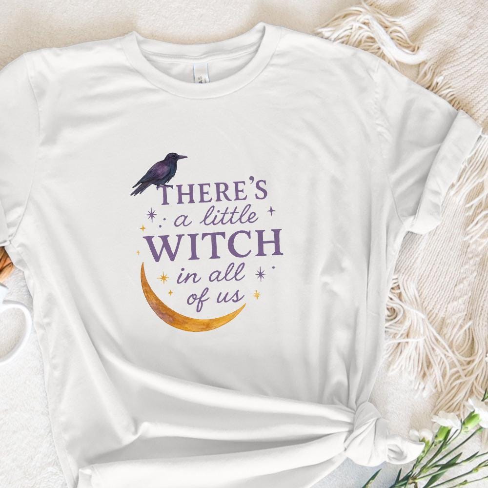Little Witch in All of Us PNG, Witchy Halloween PNG - 300 DPI Design for