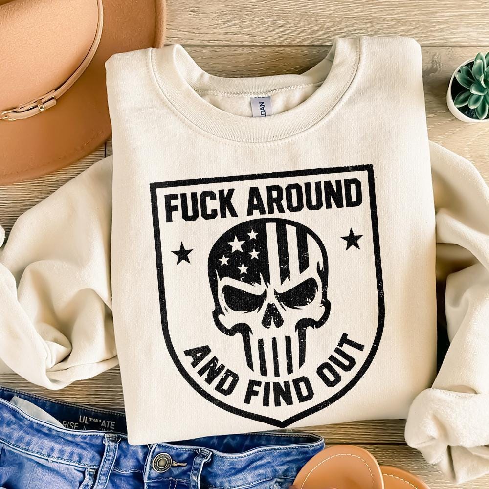 FAAFO Flag png, Punisher Skull png - 300 DPI Design for T-Shirt