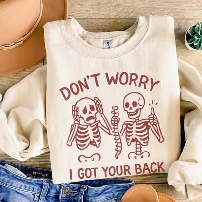 I Got Your Back Skeleton PNG, Halloween Shirt png - 300 DPI Design for