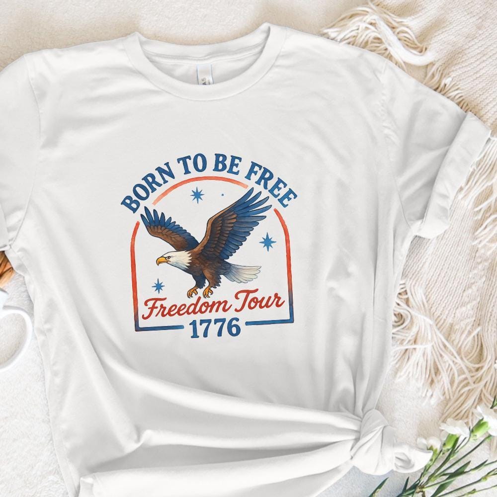 Retro 4th Of July PNG, Independence Day Sublimation Design - 300 DPI