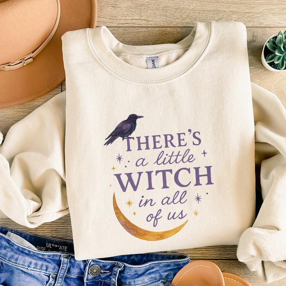 Little Witch in All of Us PNG, Witchy Halloween PNG - 300 DPI Design for