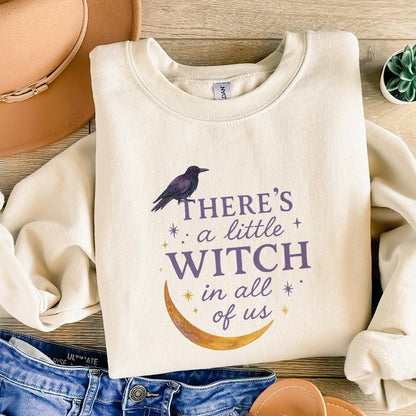 Little Witch in All of Us PNG, Witchy Halloween PNG - 300 DPI Design for