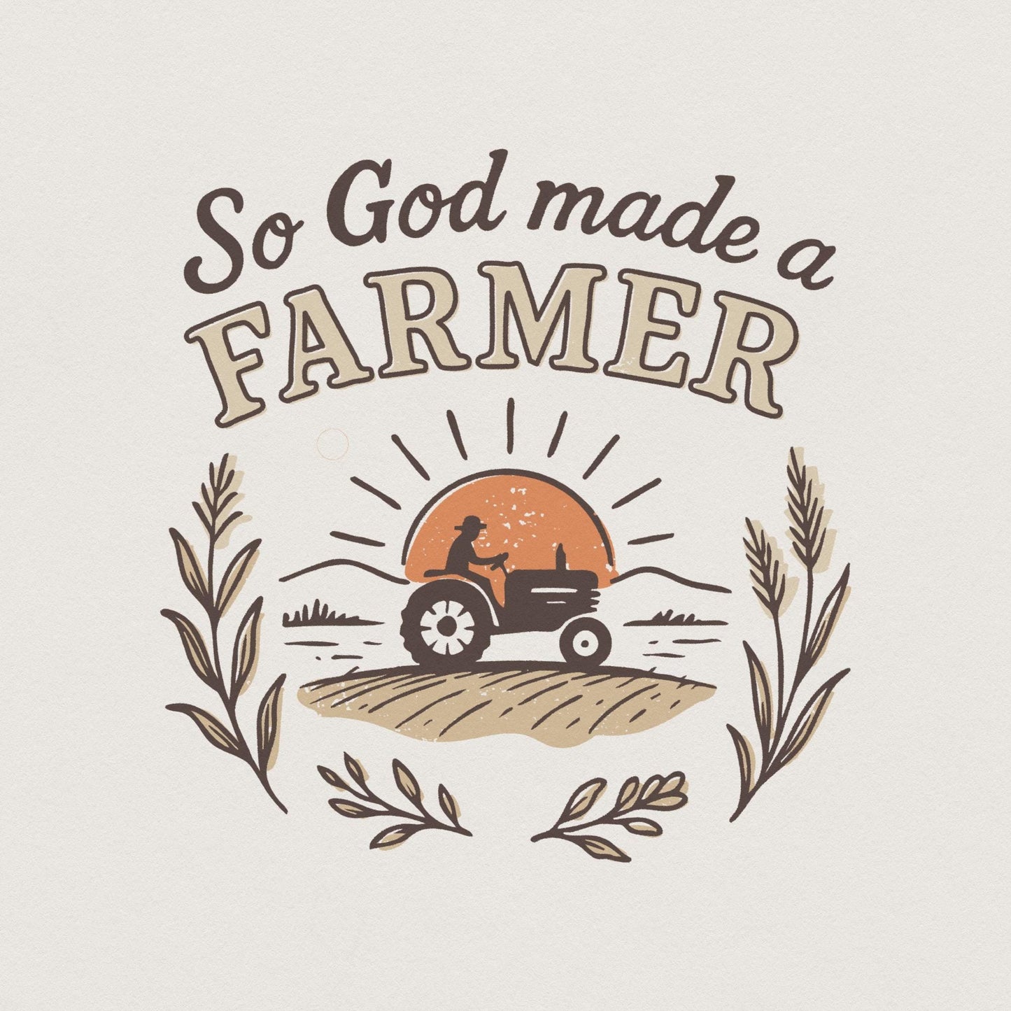 Farm PNG Tshirt Designs, Boho Floral DTF - 300 DPI Design for T-Shirt