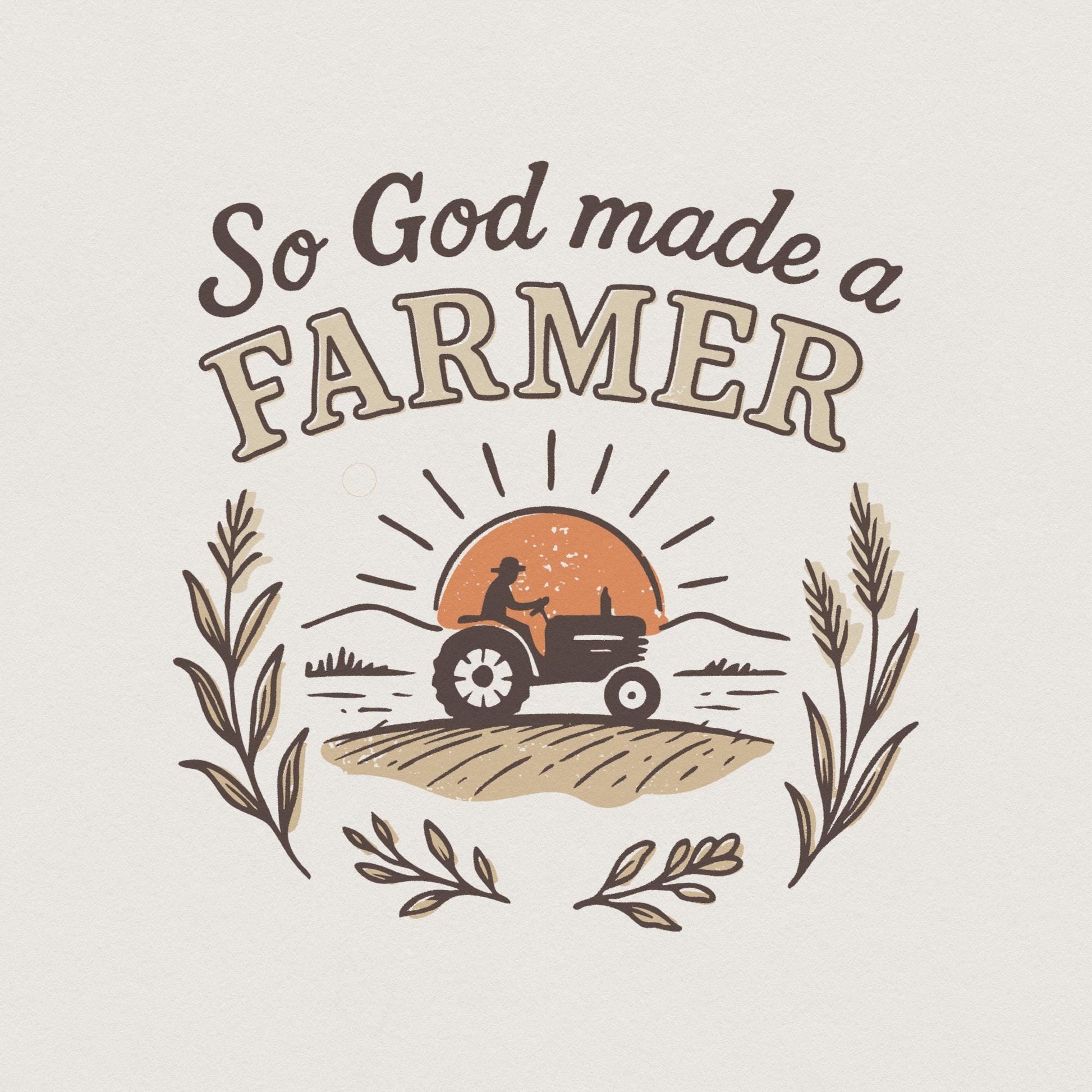 Farm PNG Tshirt Designs, Boho Floral DTF - 300 DPI Design for T-Shirt