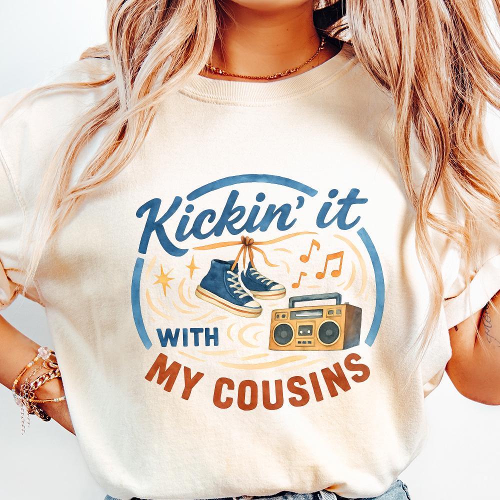 Cousin png, Kickin it png - 300 DPI Design for T-Shirt