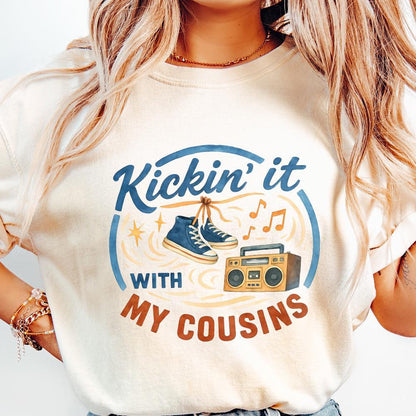 Cousin png, Kickin it png - 300 DPI Design for T-Shirt