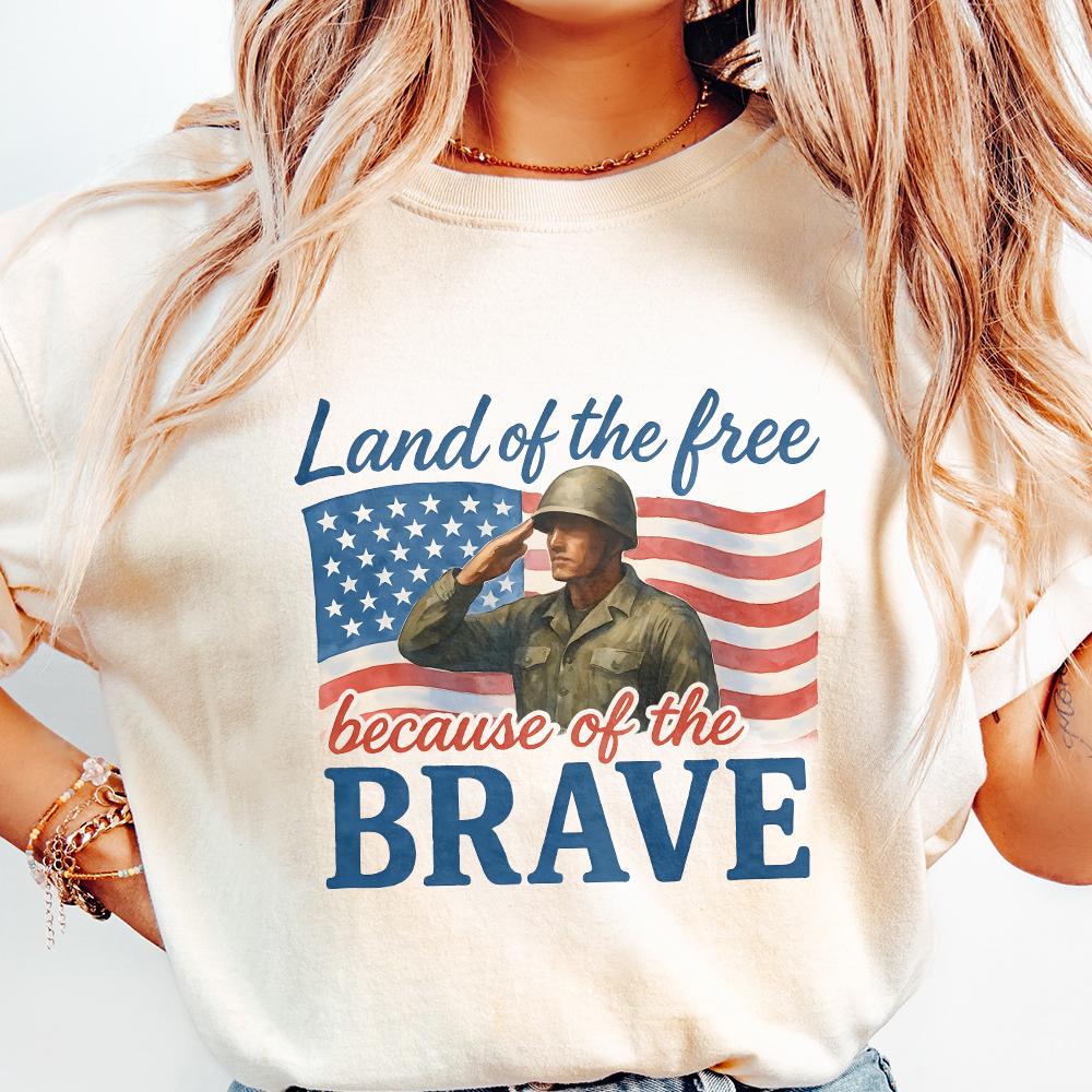 Land of the Free PNG, Patriotic Sublimation Design - 300 DPI Design for