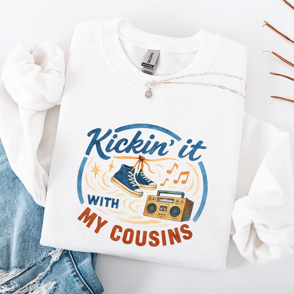 Cousin png, Kickin it png - 300 DPI Design for T-Shirt