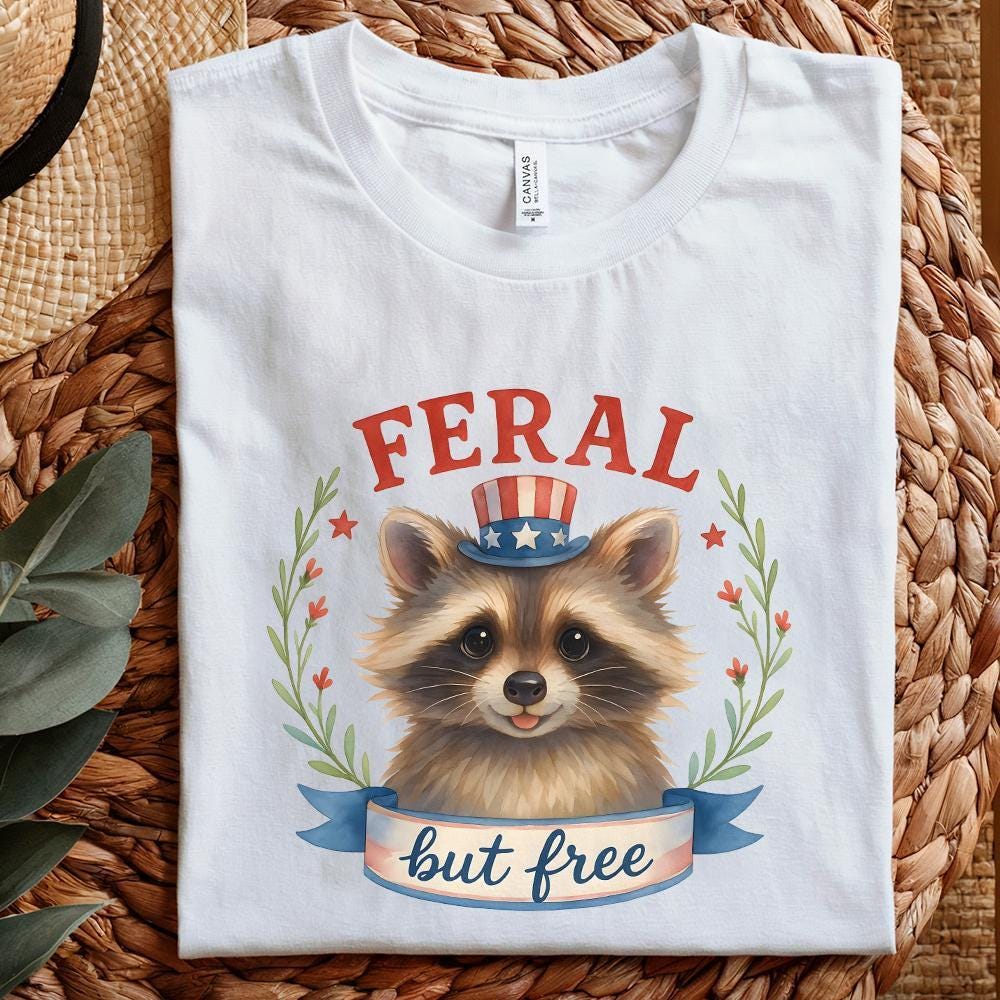 July 4th Highland Cow PNG, Sublimation Design Digital File - 300 DPI