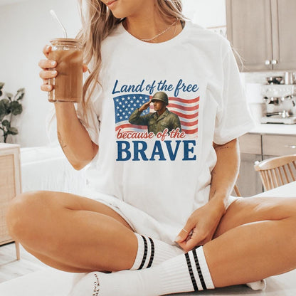 Land of the Free PNG, Patriotic Sublimation Design - 300 DPI Design for