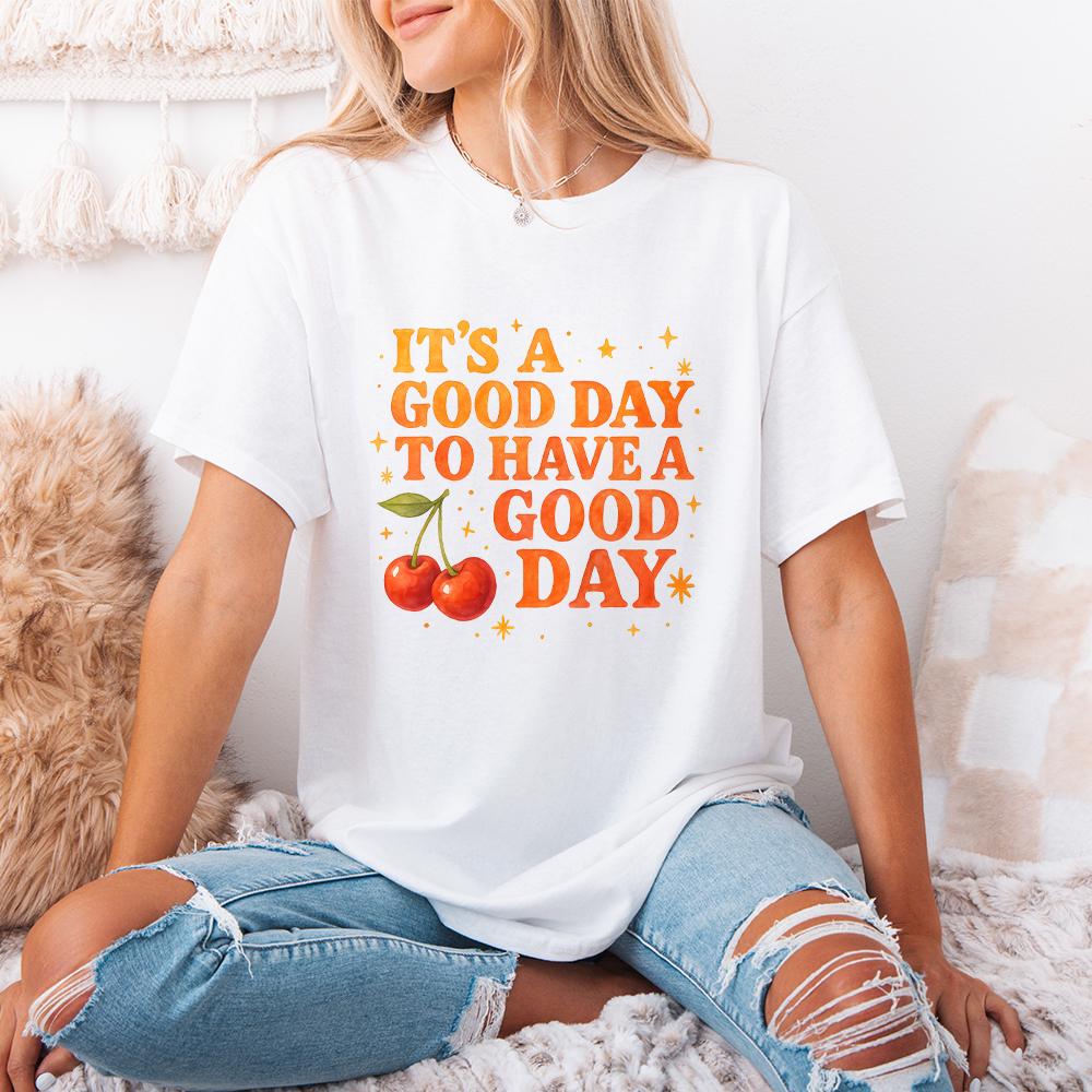 It’s a Good Day to Have a Good Day PNG, Groovy Vibes Retro Digital