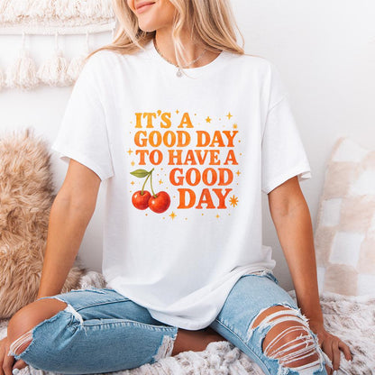 It’s a Good Day to Have a Good Day PNG, Groovy Vibes Retro Digital