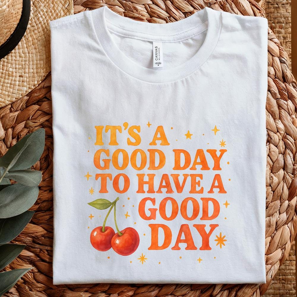 It’s a Good Day to Have a Good Day PNG, Groovy Vibes Retro Digital
