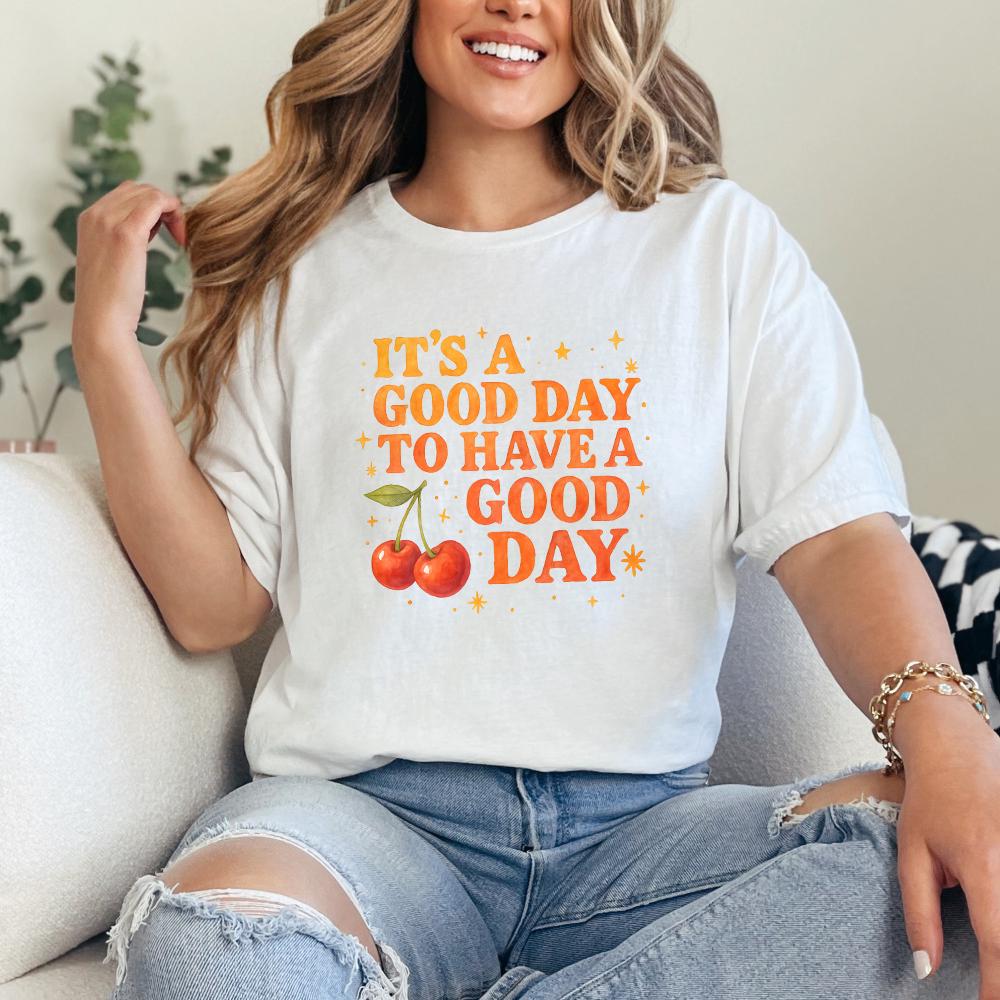 It’s a Good Day to Have a Good Day PNG, Groovy Vibes Retro Digital