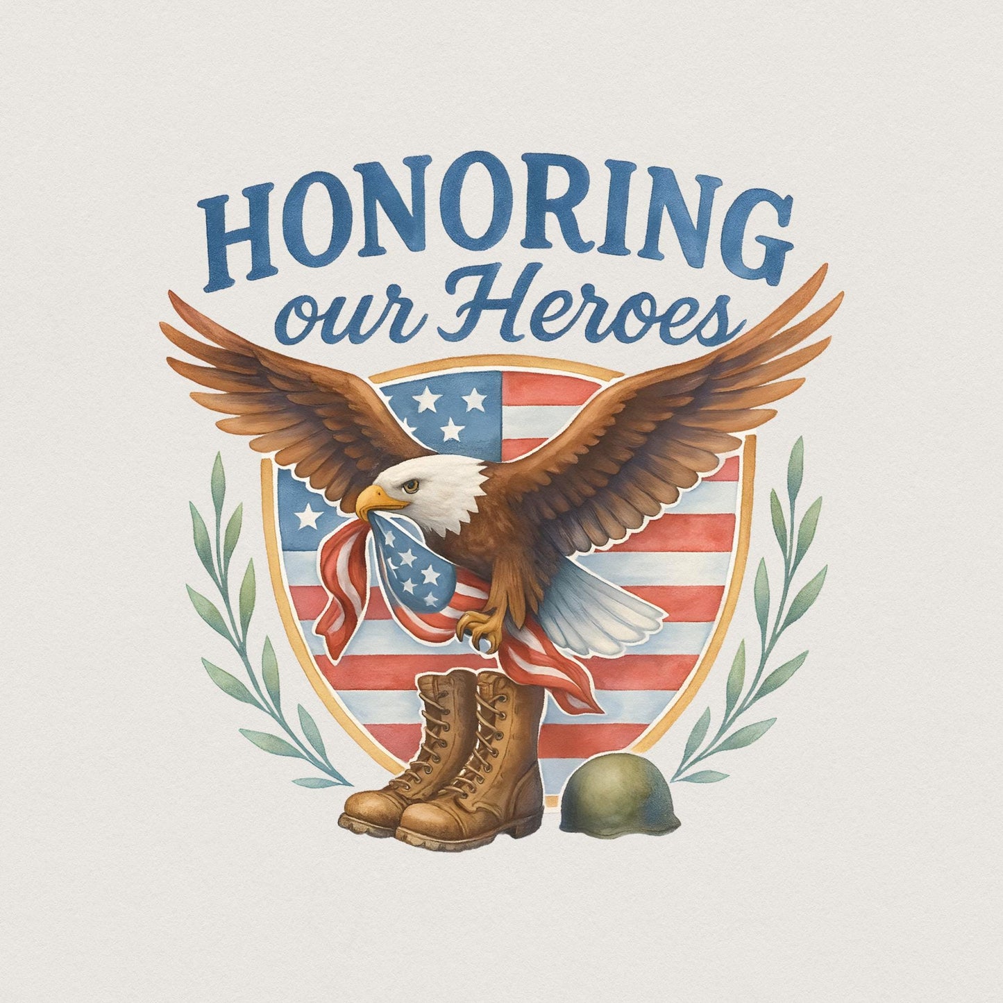 Honoring Our Heroes, Veterans png - 300 DPI Design for T-Shirt