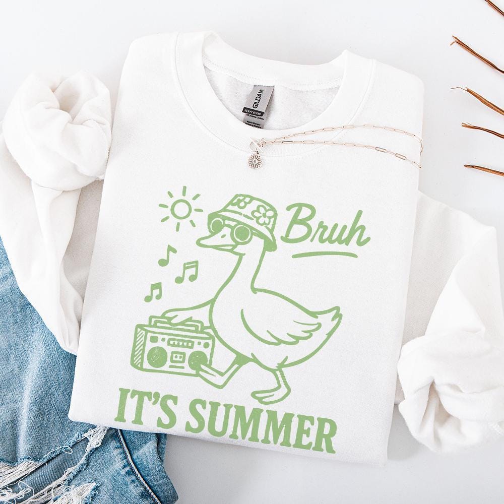 Funny Summer png, Bruh It's Summer Shirt Design - 300 DPI Design for