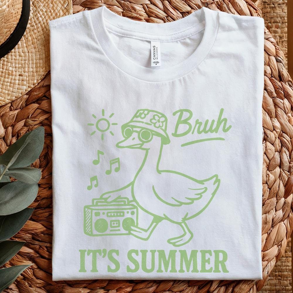 Funny Summer png, Bruh It's Summer Shirt Design - 300 DPI Design for