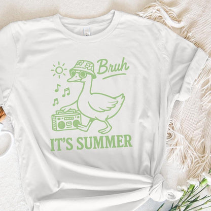 Funny Summer png, Bruh It's Summer Shirt Design - 300 DPI Design for