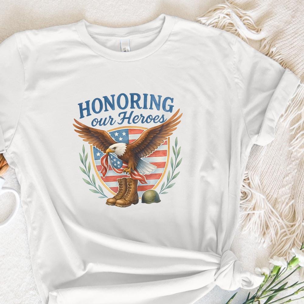 Honoring Our Heroes, Veterans png - 300 DPI Design for T-Shirt