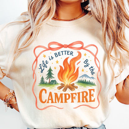 Life Is Better By The Campfire Png, Sublimation Design - 300 DPI Design