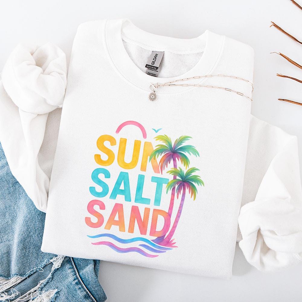 Retro Summer Sun Sublimation Design, Summer Vibes Png - 300 DPI Design