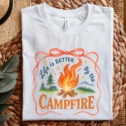 Life Is Better By The Campfire Png, Sublimation Design - 300 DPI Design