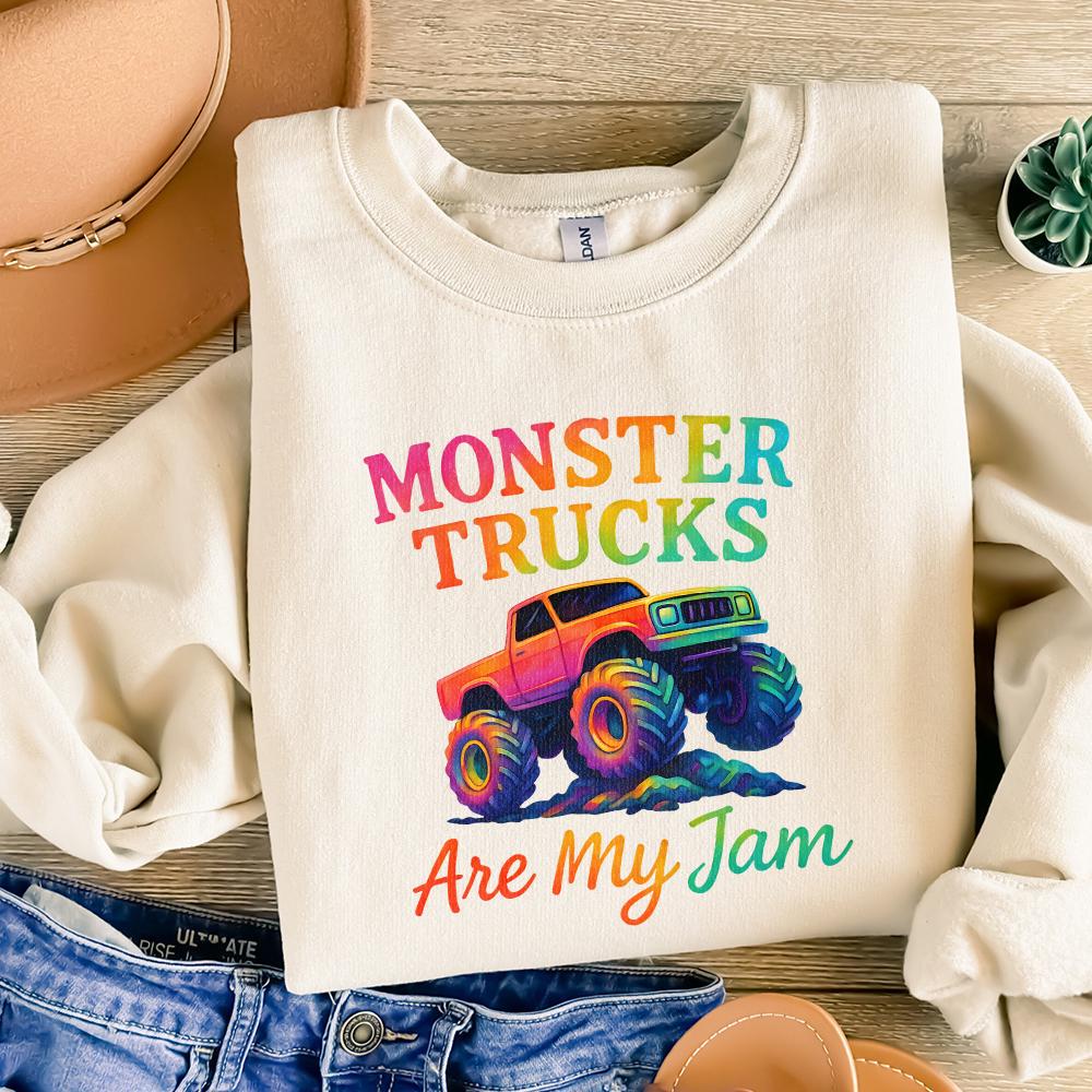 Monster Truck Png Sublimation Design, Kids Truck Design Png - 300 DPI