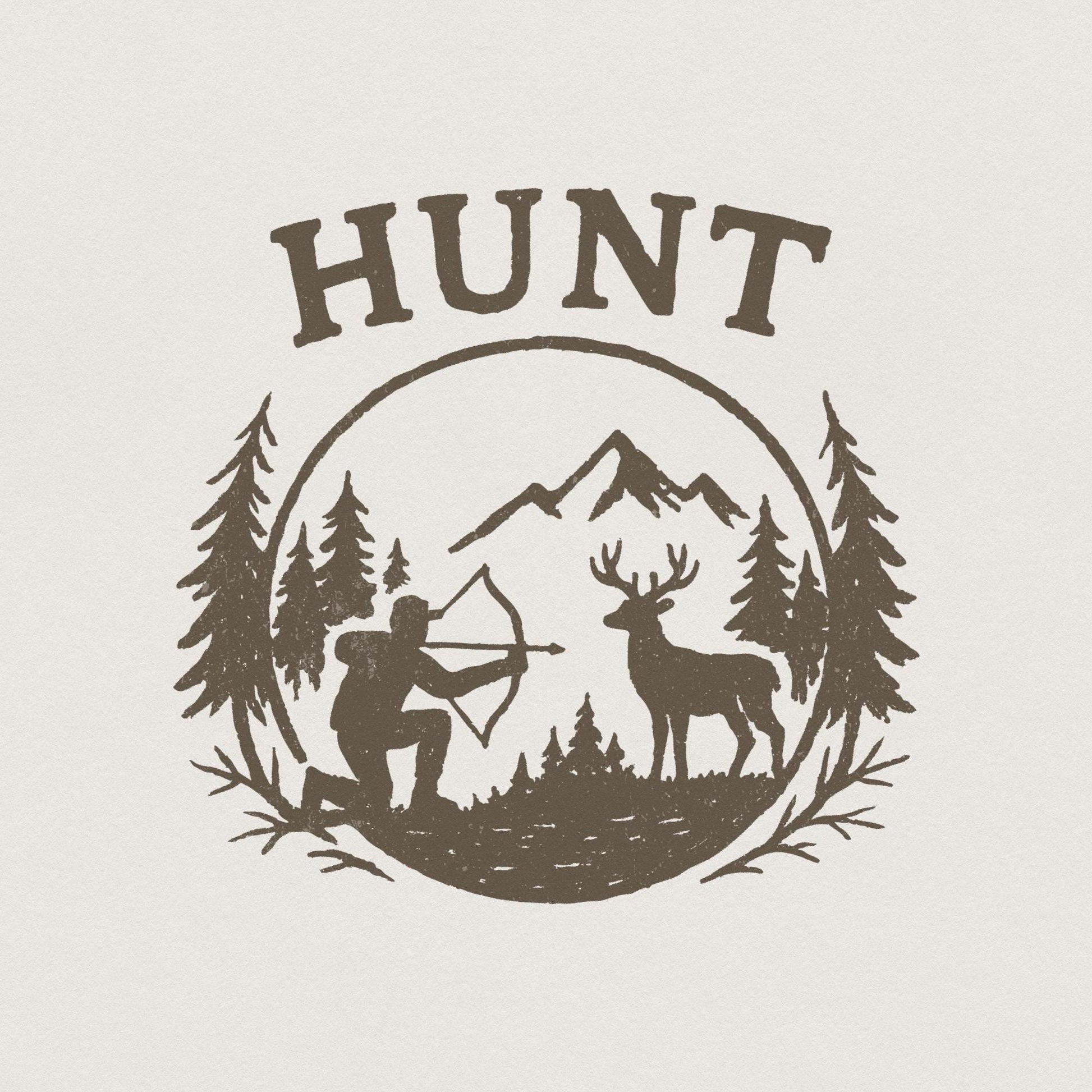 Deer Hunting png, Hunting Png - 300 DPI Design for T-Shirt