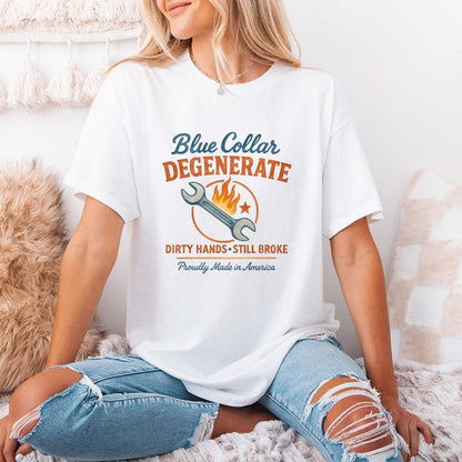 Blue Collar png, Hat Patch png - 300 DPI Design for T-Shirt