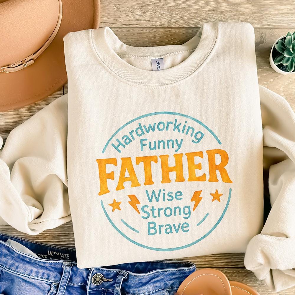 Father's Day PNG, Best Dad Ever - 300 DPI Design for T-Shirt