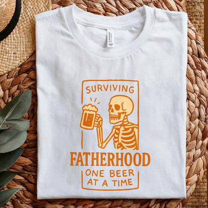 Surviving Fatherhood One Beer At A Time png, Father's Day png - 300 DPI