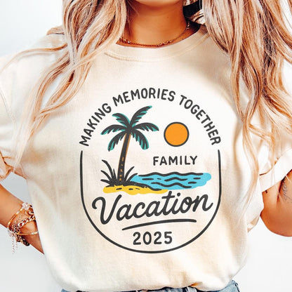Family Vacation 2025 png, Cruise Ship Saying - 300 DPI Design for T-Shirt
