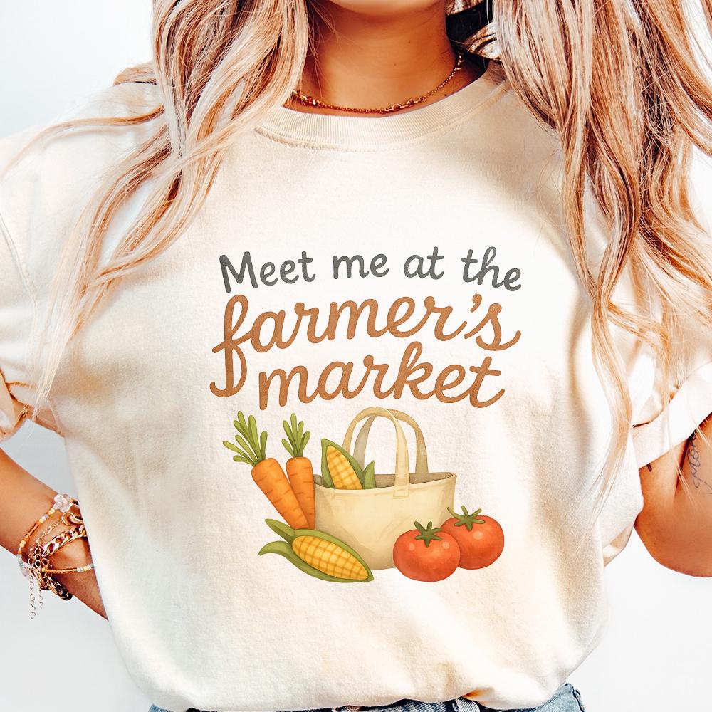 Meet Me At The Farmers Market PNG, Farmers Market Sublimation Design -