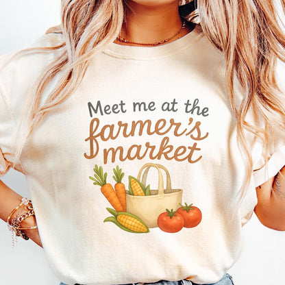 Meet Me At The Farmers Market PNG, Farmers Market Sublimation Design -
