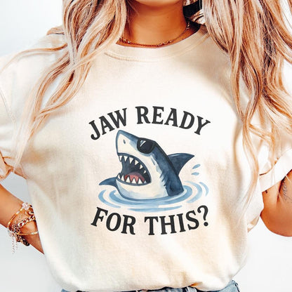 Funny Shark Art Print, Quirky Graphic Tee PNG - 300 DPI Design for T-Shirt