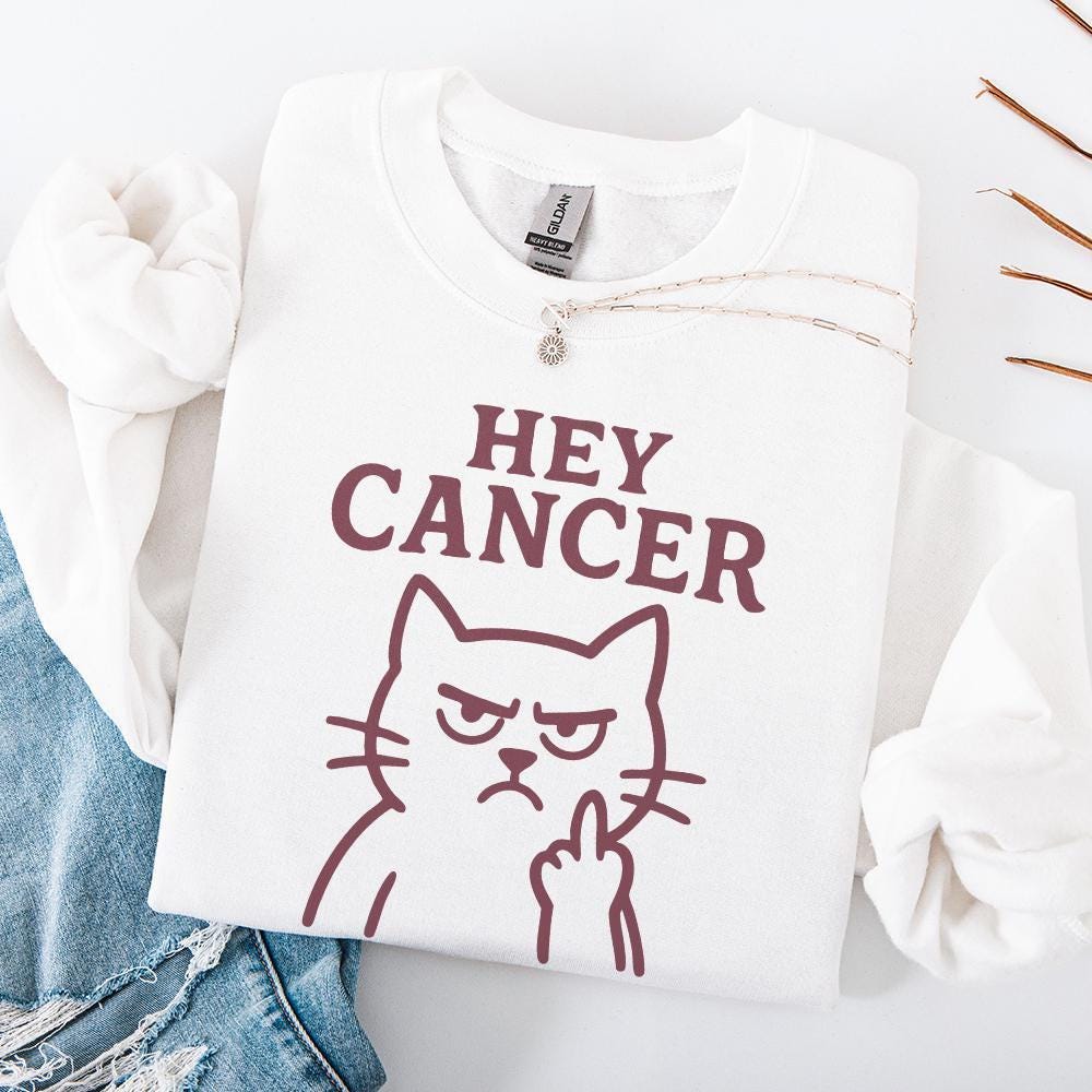 Embroidered Cancer Fighter PNG, Cancer Survivor Gift - 300 DPI Design for