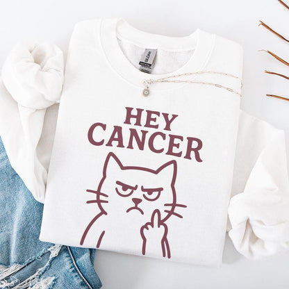 Embroidered Cancer Fighter PNG, Cancer Survivor Gift - 300 DPI Design for