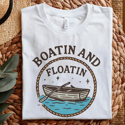 Boatin Floatin PNG, Summer - 300 DPI Design for T-Shirt