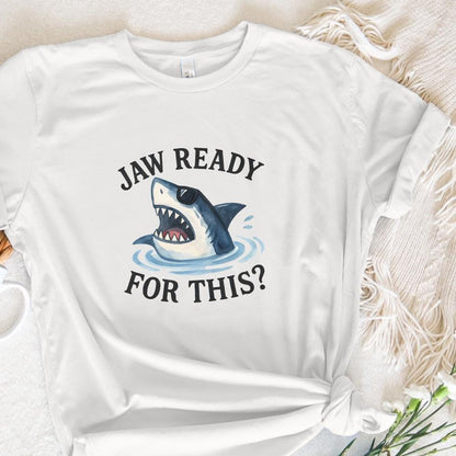 Funny Shark Art Print, Quirky Graphic Tee PNG - 300 DPI Design for T-Shirt