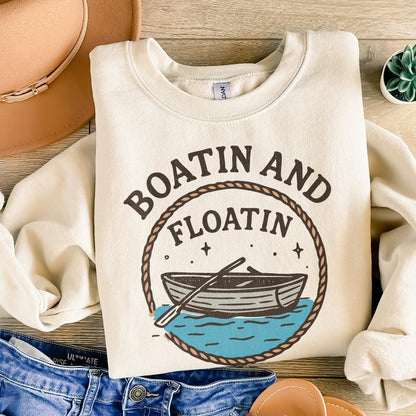 Boatin Floatin PNG, Summer - 300 DPI Design for T-Shirt