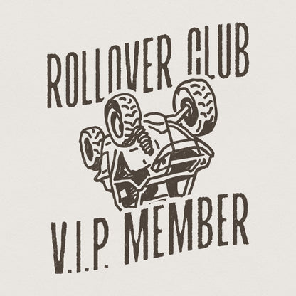 Rollover Club PNG, Funny Off-Road Clipart - 300 DPI Design for T-Shirt