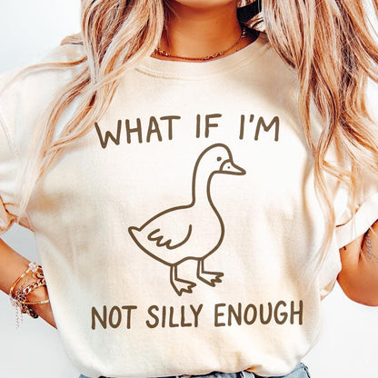 Silly Goose T-Shirt PNG, Funny Goose Meme Shirt - 300 DPI Design for