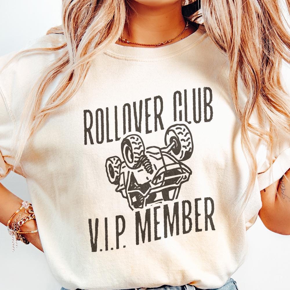 Rollover Club PNG, Funny Off-Road Clipart - 300 DPI Design for T-Shirt