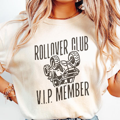 Rollover Club PNG, Funny Off-Road Clipart - 300 DPI Design for T-Shirt