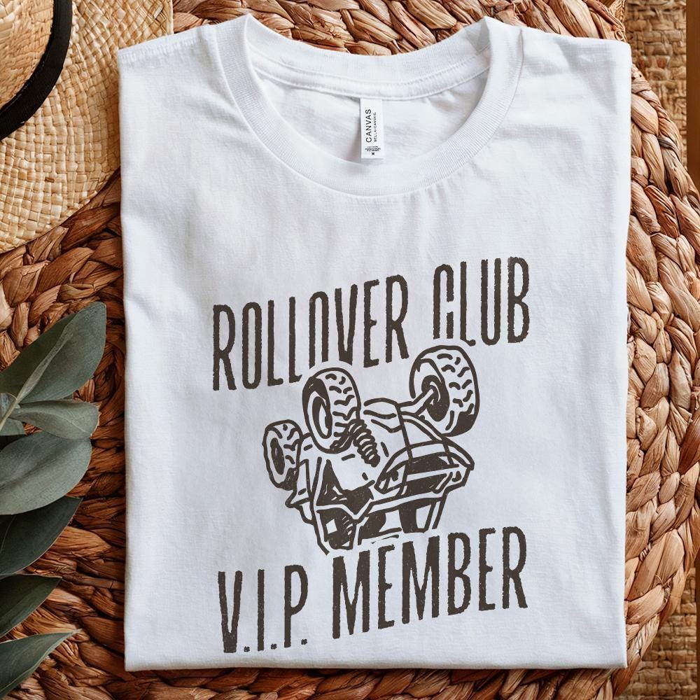 Rollover Club PNG, Funny Off-Road Clipart - 300 DPI Design for T-Shirt