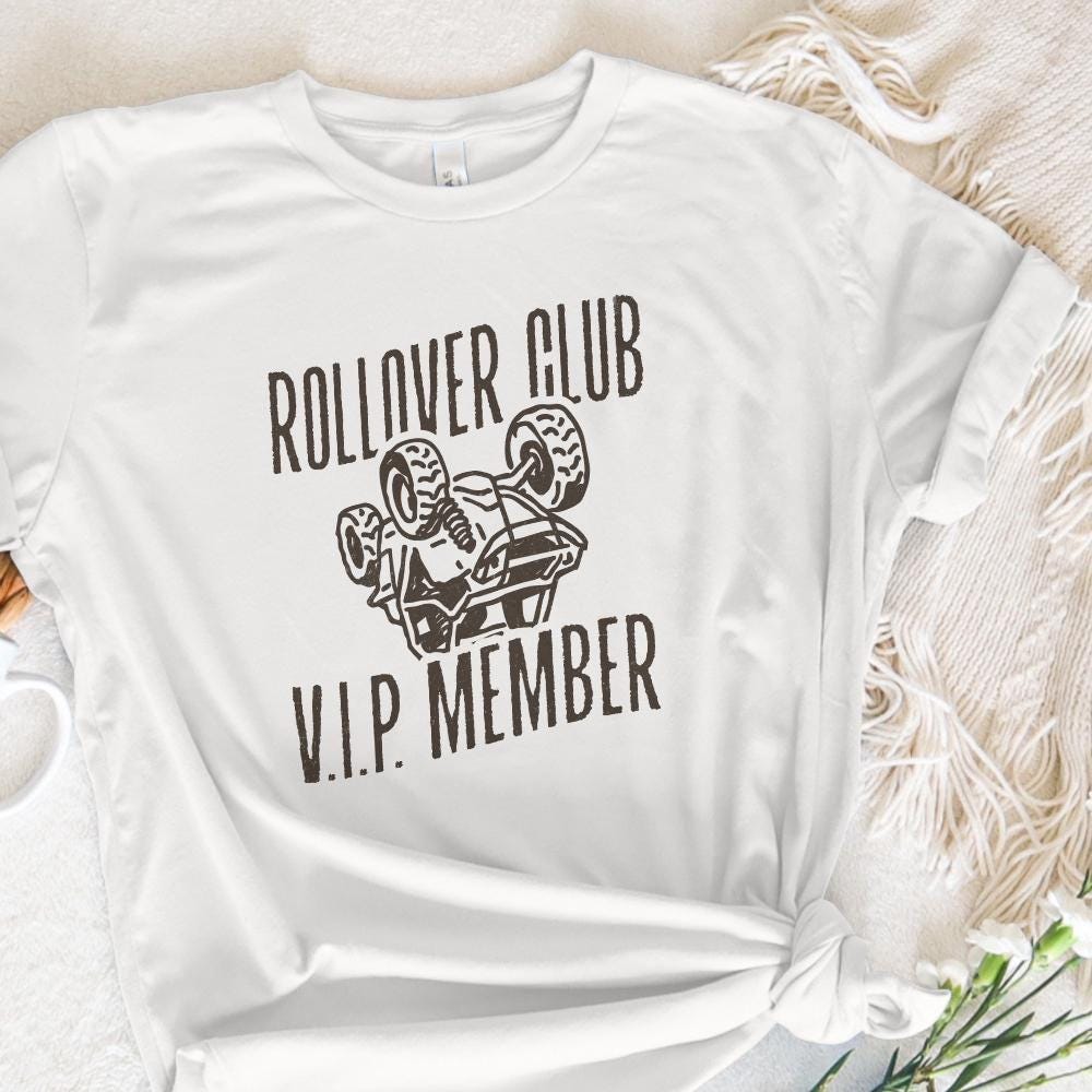 Rollover Club PNG, Funny Off-Road Clipart - 300 DPI Design for T-Shirt