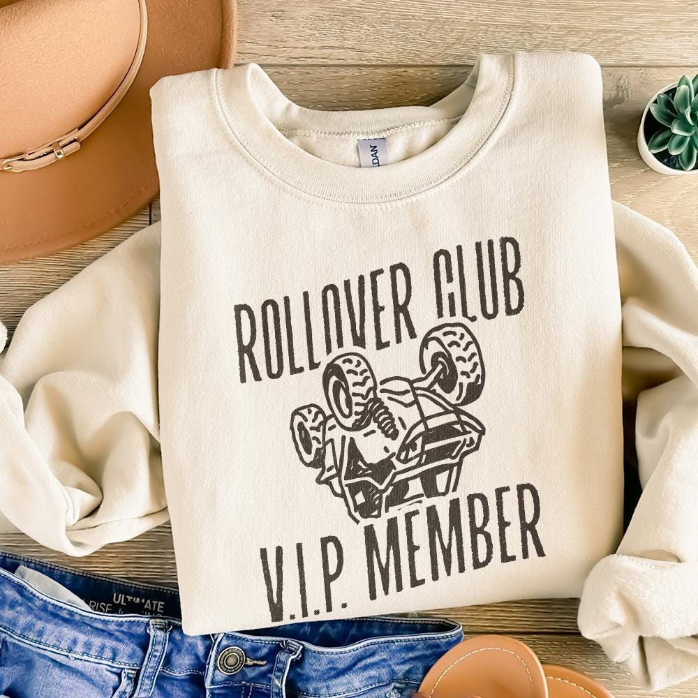 Rollover Club PNG, Funny Off-Road Clipart - 300 DPI Design for T-Shirt
