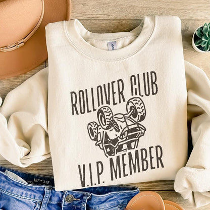 Rollover Club PNG, Funny Off-Road Clipart - 300 DPI Design for T-Shirt